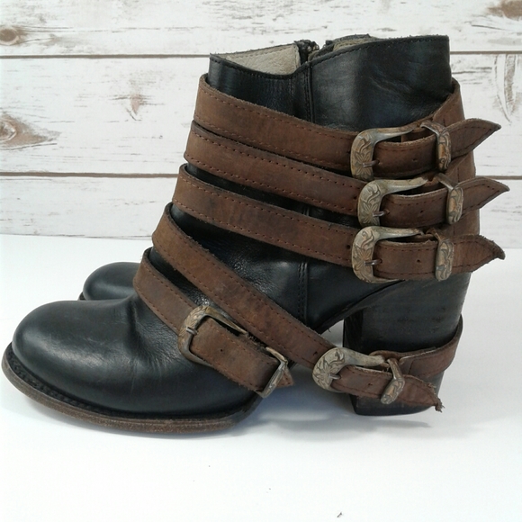 Freebird by Steven Boost Strap Buckle Ankle Boot - Picture 6 of 13